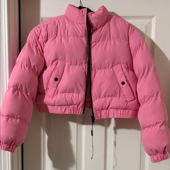 PrettyLittleThing Vibrant Pink Jacket - Picture 1 of 2